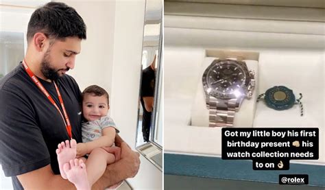 amir khan son rolex|Amir Khan gifts baby son £30,000 man.